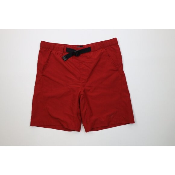 Vtg Y2K The North Face Mens 36 Faded Belted Above Knee Trekking Hiking Shorts - Picture 1 of 14